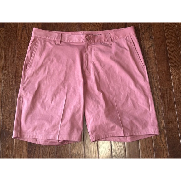 Rhone 9" Commuter Shorts Men's size 36 Redwood Trail Flat Front Stretch Casual - Picture 1 of 5